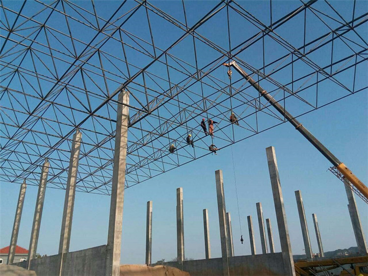 额尔古纳加气站钢结构网架案例10